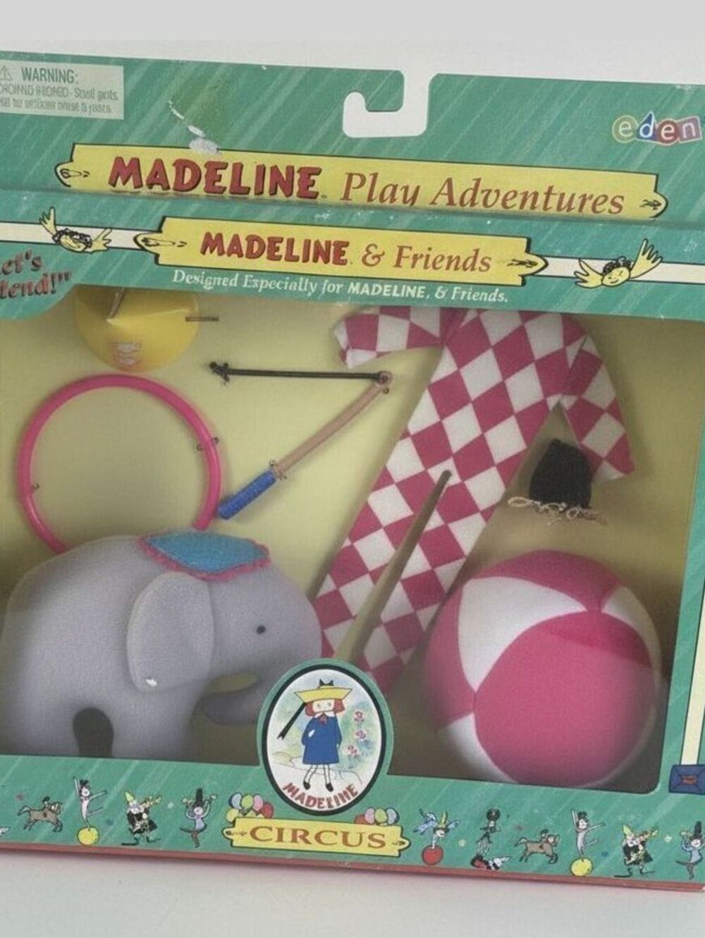 Vintage NIB Madeline Doll Circus Set By Eden Sealed Box Rare Collectable